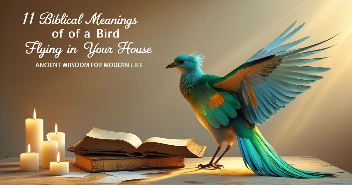 11 Biblical Meanings of a Bird Flying in Your House: Ancient Wisdom for Modern Life