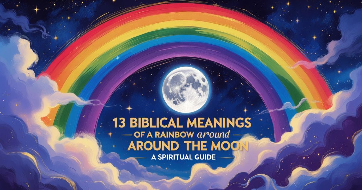 13 Biblical Meanings of a Rainbow Around the Moon: A Spiritual Guide