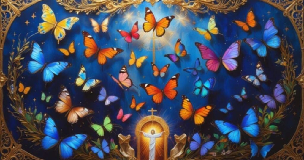 Butterflies in Christian Artwork: A Testament to Faith