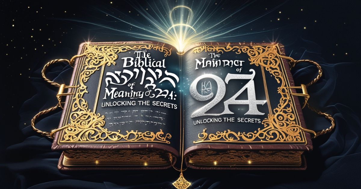 The Biblical Meaning of 24: Unlocking the Secrets