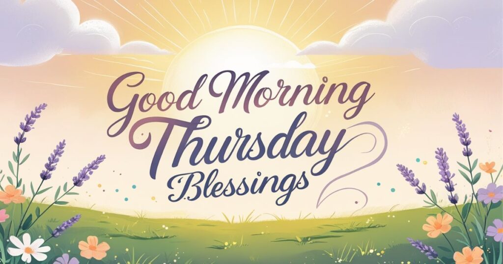 Beautiful Good Morning Thursday Blessings