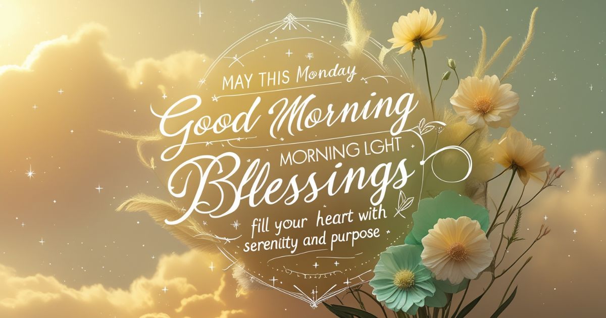 Good Morning Monday Blessings: 60+ Inspiring Ways to Start Your Week Right