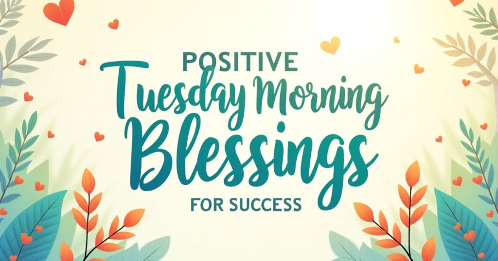 Positive Tuesday Morning Blessings for Success