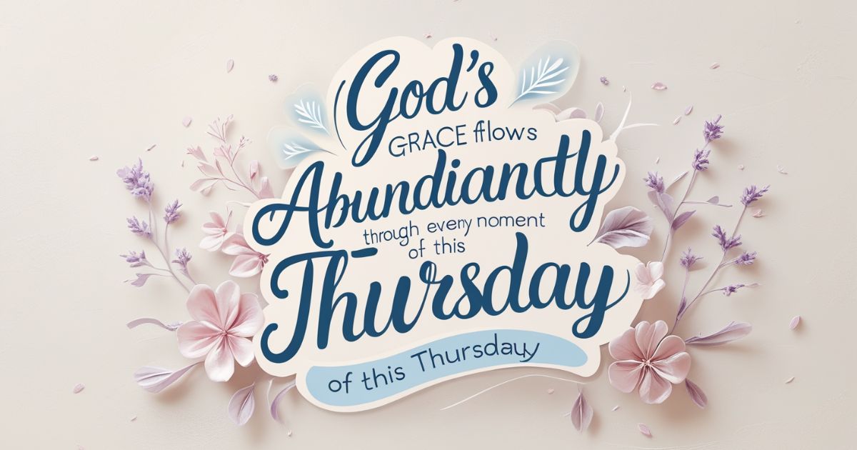 Thursday Blessings