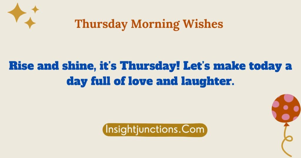 Thursday Morning Wishes 