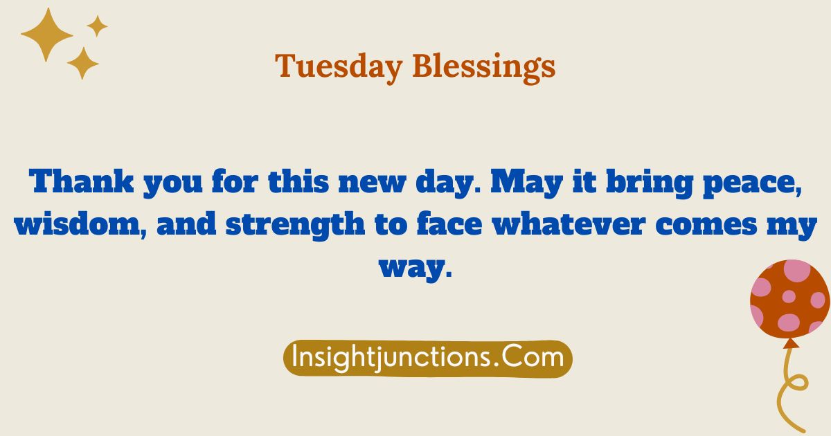 Tuesday Blessings