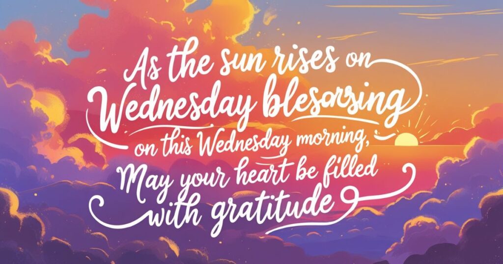 Uplifting Good Morning Wednesday Blessings