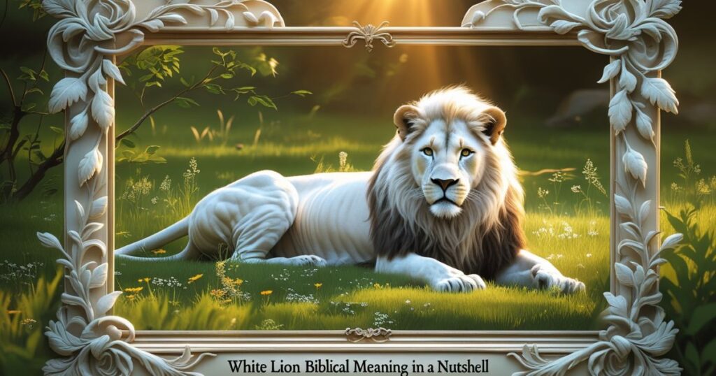 White Lion Biblical Meaning In a Nutshell