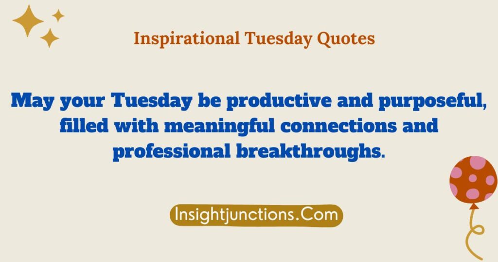 Inspirational Tuesday Quotes