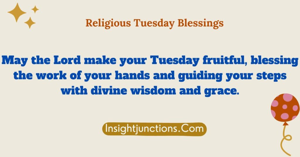 Religious Tuesday Blessings